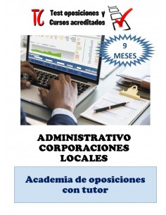 academia online administrativo corporación local temario completo