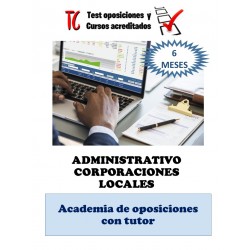 academia online administrativo corporación local temario completo