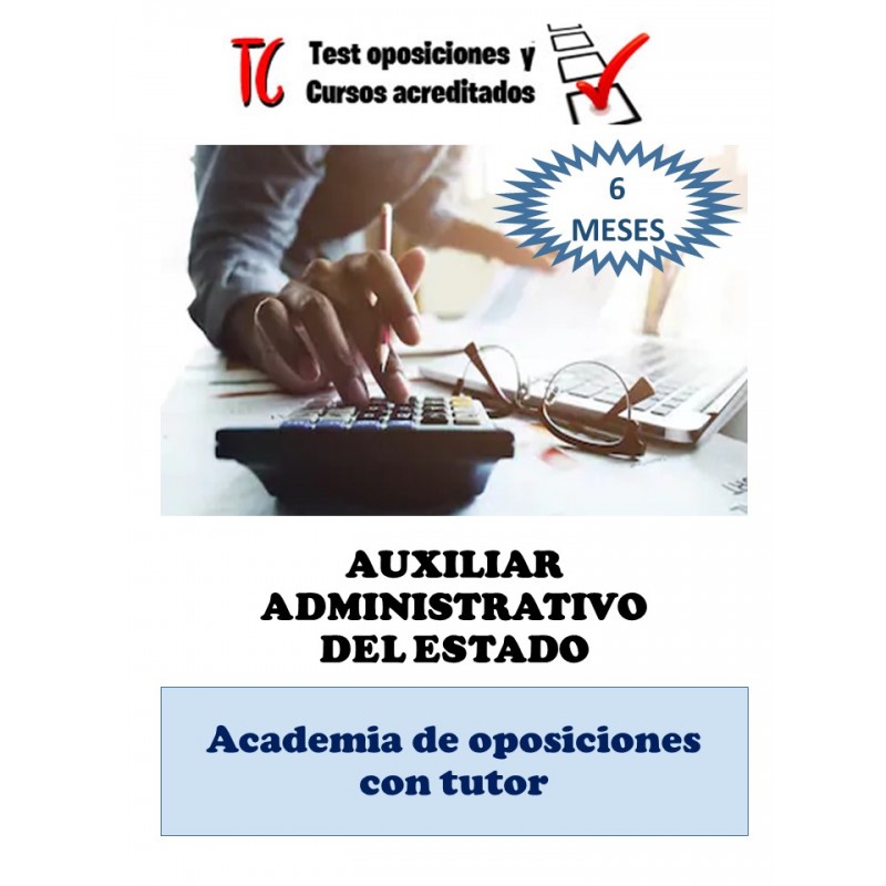academia online auxiliar administrativo del estado temario completo