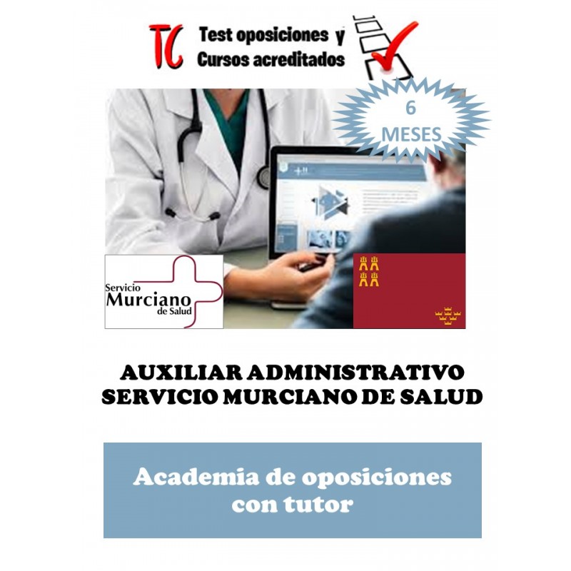 academia online oposiciones auxiliar administrativo servicio murciano de salud