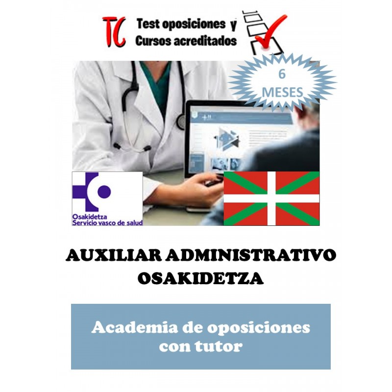 academia online oposiciones auxiliar administrativo osakidetza
