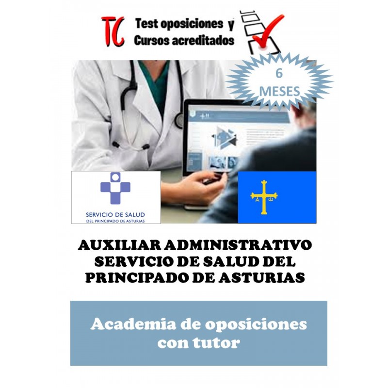 academia online oposiciones auxiliar administrativo servicio de salud de asturias