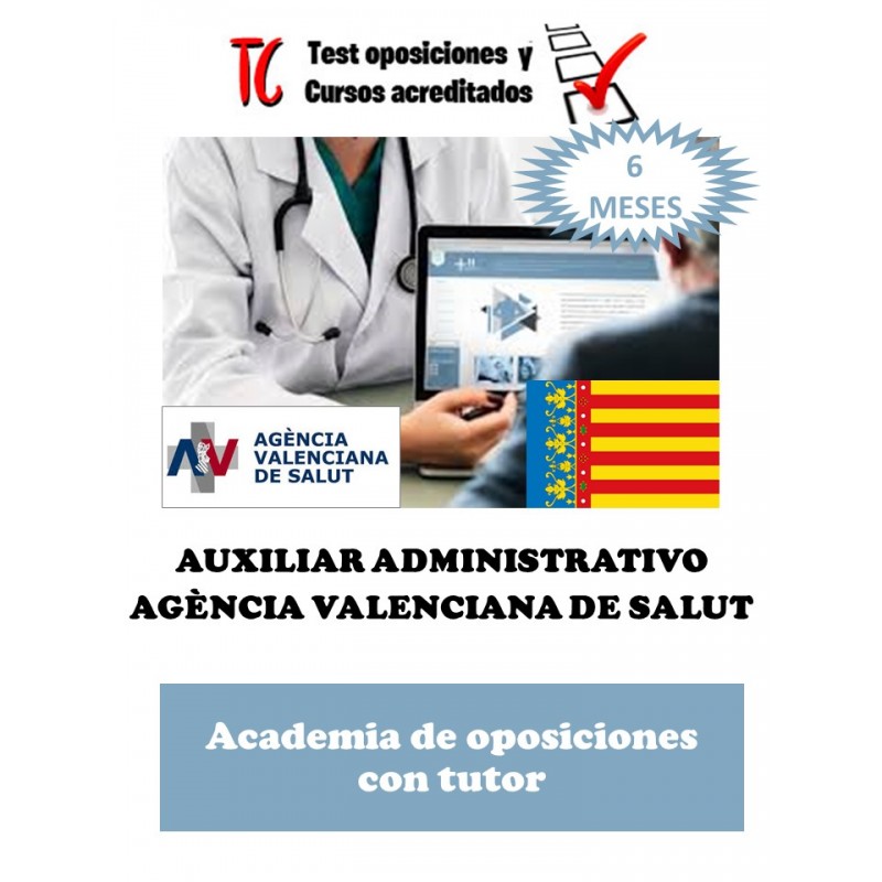 academia online oposiciones auxiliar administrativo servicio valenciano salud