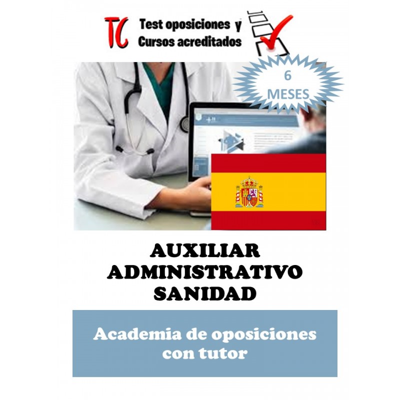 academia online oposiciones auxiliar administrativo sanidad
